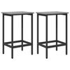 vidaXL Tabouret de bar 2 pc Sonoma gris 40 x 32 x 64 cm