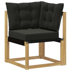 vidaXL Canap&eacute; d'angle ext&eacute;rieur