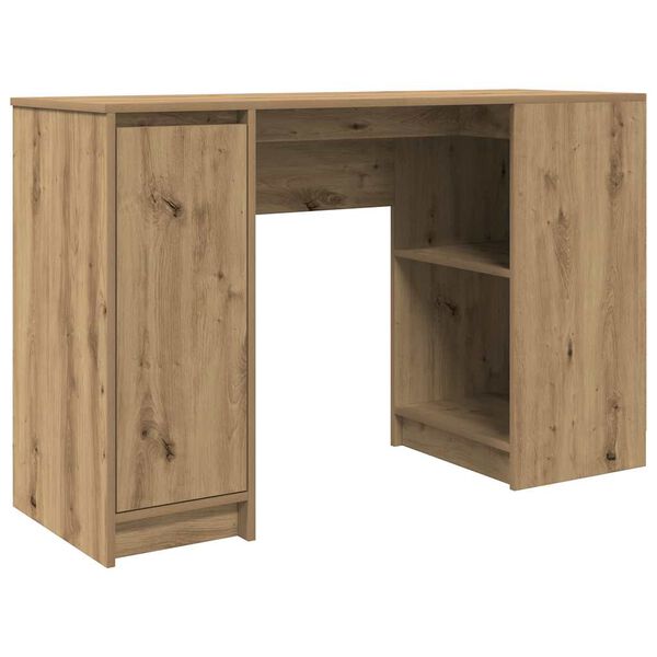 vidaXL Bureau chêne artisanal 120x42x76 cm bois d'ingénierie