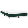 vidaXL Cadre de lit sans matelas vert fonc&eacute; 120x210 cm velours