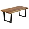 vidaXL Table basse Bois d'arbre &agrave; pluie massif 102x56x41 cm