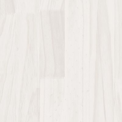 vidaXL Jardinière blanc 50x50x50 cm bois de pin massif