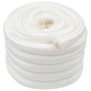 vidaXL Corde de bateau 5 m 3 Blanc PP