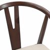 vidaXL Chaise de salle &agrave; manger 2 pcs Marron clair et clair