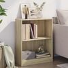 vidaXL Biblioth&egrave;que Ch&ecirc;ne sonoma 60x24x76 cm Bois d'ing&eacute;nierie
