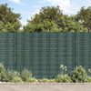 vidaXL Brises-vues de jardin 10 pcs vert 252,5x19 cm PVC