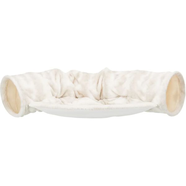 TRIXIE Tunnel de jeu Nelli avec coin repos Blanc et taupe