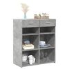 vidaXL Buffet gris b&eacute;ton 80x42,5x93 cm bois d'ing&eacute;nierie