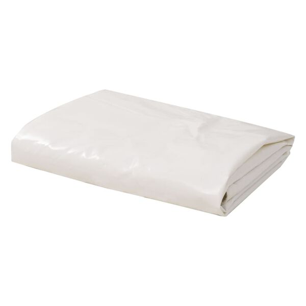 vidaXL B&acirc;che 650 g / m&sup2; 4 x 8 m Blanc
