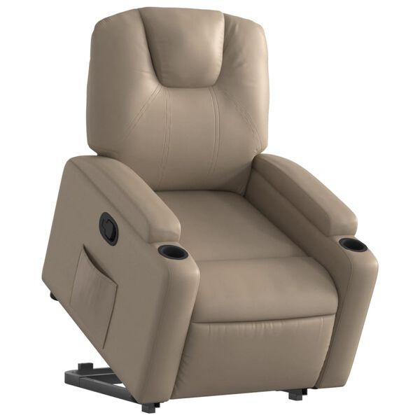vidaXL Fauteuil inclinable Cappuccino Similicuir