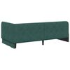 vidaXL Cadre de lit d'angle Vert fonc&eacute; 90 x 200 cm Velours
