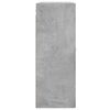 vidaXL Armoires murales 2 pcs gris b&eacute;ton bois d'ing&eacute;nierie