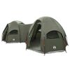 vidaXL Tente familiale avec auvent imperm&eacute;able 14 personne Vert arm&eacute;e