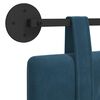 vidaXL T&ecirc;te de lit suspendue Bleu 190 x 55 x 5 cm Velours