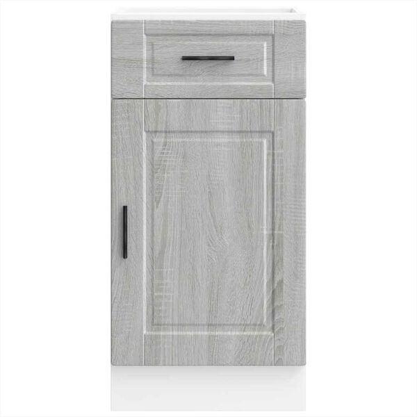 vidaXL Armoire de cuisine Porto sonoma gris bois d'ing&eacute;nierie