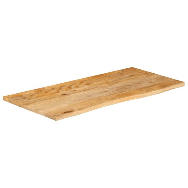 vidaXL Dessus de table &agrave; bord vivant 110x60x3,8cm bois massif manguier