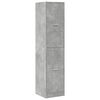vidaXL Armoire d'apothicaire gris béton 40x41x174,5 cm bois ingénierie