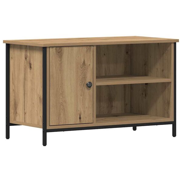 vidaXL Meuble TV chêne artisanal 80 x 40 x 50 cm Bois d'ingénierie