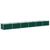 vidaXL Jardin sur&eacute;lev&eacute; Vert 600 x 80 x 55 cm acier lamin&eacute; &agrave; froid