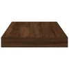 vidaXL &Eacute;tag&egrave;res murales 4 pcs ch&ecirc;ne marron 40x10x1,5cm bois ing&eacute;nierie