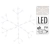 Ambiance Flocon de neige lumineux de No&euml;l avec 216 LED 60 cm