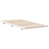 vidaXL Cadre de lit surélevé Blanc 90 x 210 cm Bois massif en pin