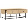 vidaXL Table basse ch&ecirc;ne sonoma 100x51x40 cm bois d'ing&eacute;nierie