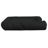 vidaXL Coussin avec oreillers pour chien Noir 115x100x20 cm Tissu