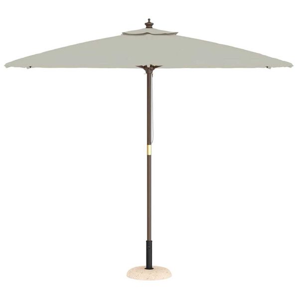 vidaXL Pied de parasol Jaune et Noir 45 x 45 x 40 cm Béton et Métal