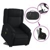 vidaXL Fauteuil inclinable de massage Noir Similicuir