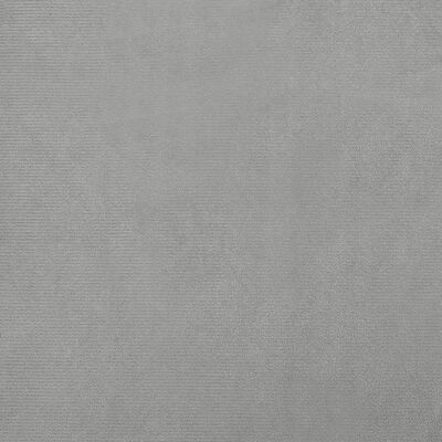 vidaXL Canapé pour enfants gris clair 70x40x24 cm velours