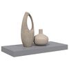 vidaXL &Eacute;tag&egrave;re murale flottante gris 50x23x3,8 cm MDF