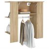 vidaXL Armoire de couloir Ch&ecirc;ne sonoma 97,5x37x99 cm Bois d'ing&eacute;nierie