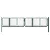 vidaXL Portail de jardin en acier vert 400 x 75 cm