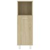 vidaXL Armoire de salle de bain Ch&ecirc;ne sonoma Bois d'ing&eacute;nierie