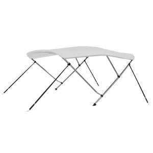 vidaXL Auvent bimini &agrave; 3 arceaux Blanc 183x140x137 cm