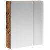 vidaXL Armoire Miroir de Salle de Bain Bois ancien 60 x 14,5 x 70 cm