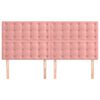 vidaXL T&ecirc;te de lit Rose 160x5x118/128 cm Velours
