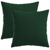 vidaXL Coussin avec oreiller HEERLEN 2 pc Vert fonc&eacute; Tissu