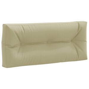 vidaXL Coussin de dossier de palette VIANEN 100 % polyester Vert clair