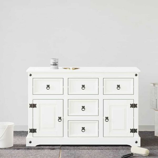 vidaXL Peinture pour meubles Blanc 10 x 10 x 12,2 cm Impression murale