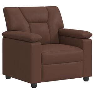 vidaXL Canap&eacute; Marron 91 x 85 x 93 cm Simili cuir