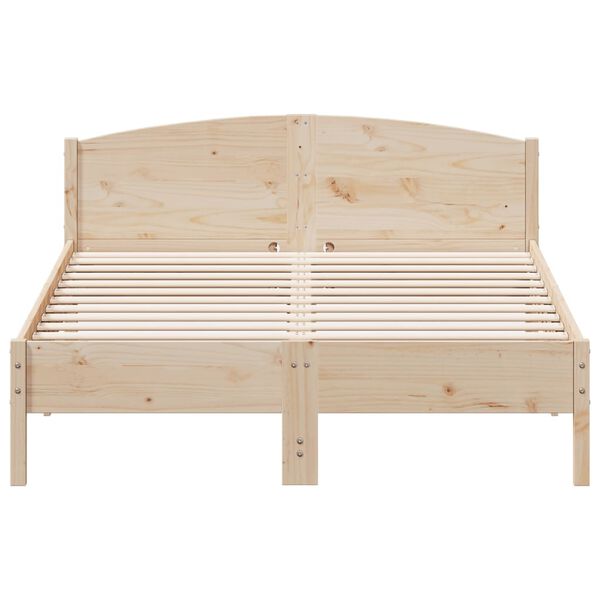 vidaXL Cadre de lit sans matelas 120x200 cm bois de pin massif