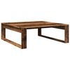 vidaXL Table basse vieux bois 100x100x35 cm bois d'ing&eacute;nierie