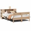 vidaXL Lit biblioth&egrave;que sans matelas 135x190 cm bois de pin massif