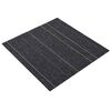 vidaXL Carreau de tapis Gris fonc&eacute; avec des rayures 50 x 50 cm 20 pc