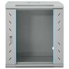 vidaXL Armoire r&eacute;seau avec stockage Gris 53 x 45 x 60 cm Acier