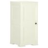 vidaXL Armoire plastique 40x43x85,5 cm design bois glace &agrave; la vanille