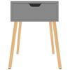 vidaXL Table de chevet Gris 40x40x56 cm Bois d'ing&eacute;nierie