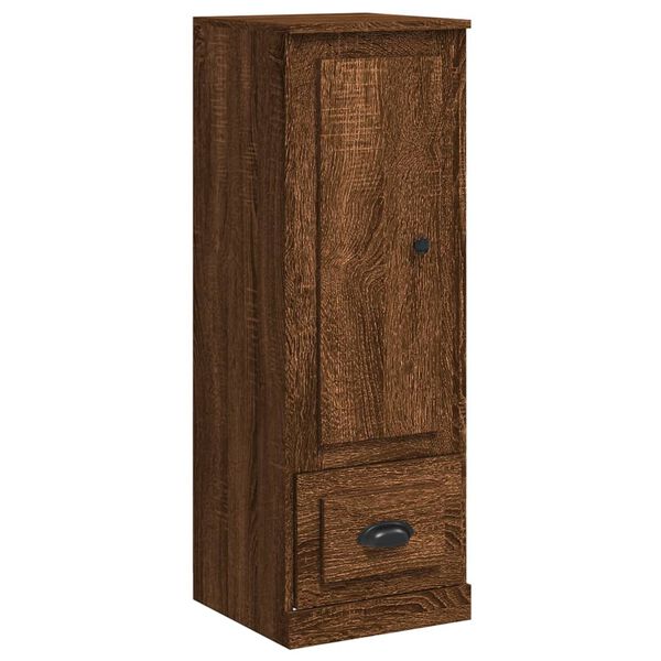 vidaXL Buffet haut ch&ecirc;ne marron 36x35,5x103,5 cm bois d'ing&eacute;nierie